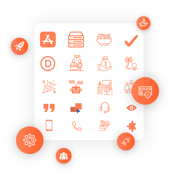 50+ Custom Icons